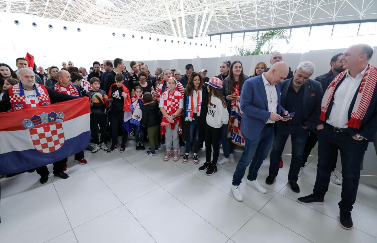 Zagreb: Zlatna hrvatska vaterpolska reprezentacija vratila se sa Svjetskog prvenstva