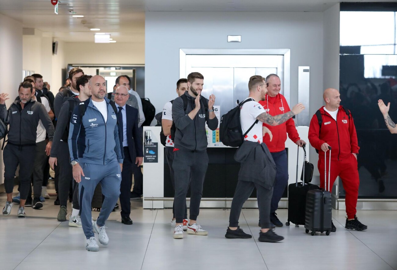 Zagreb: Zlatna hrvatska vaterpolska reprezentacija vratila se sa Svjetskog prvenstva