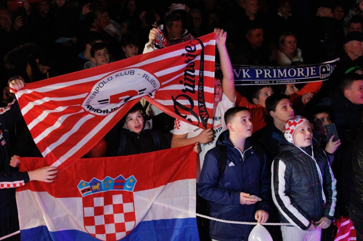 Rijeka: VK Primorje priredilo doček svjetskih prvaka u vaterpolu