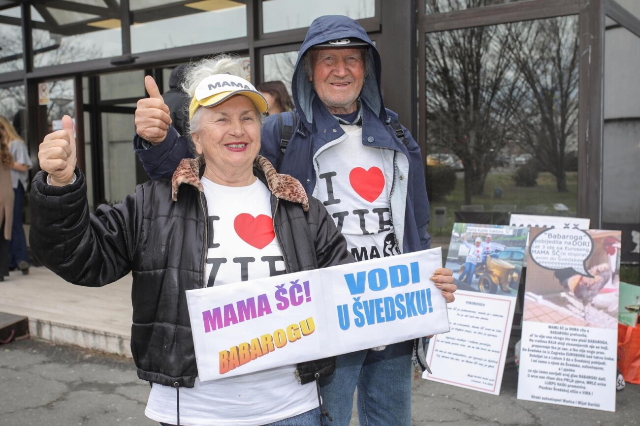 Zagreb: Marica i Mijat Barišić došli podržati Let 3 na Dori