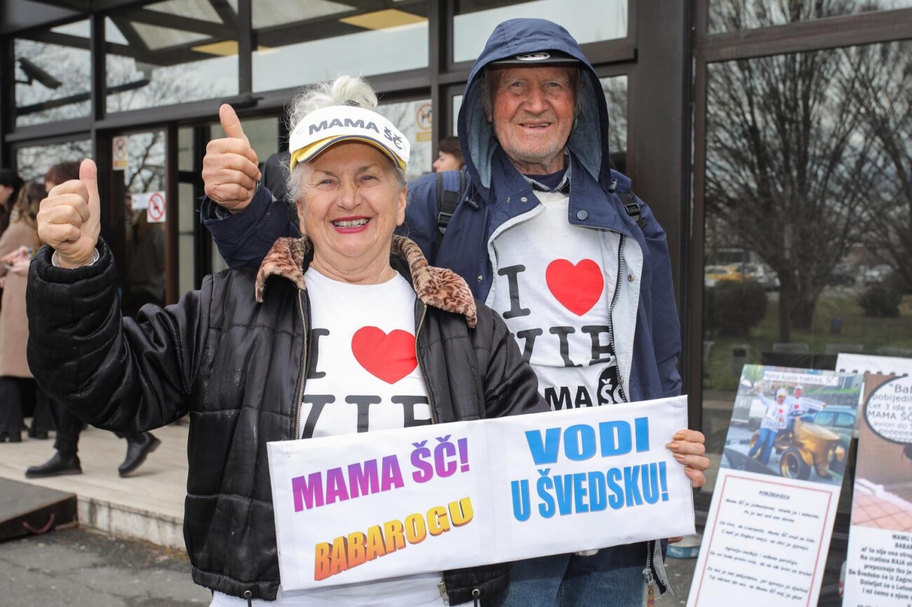 Zagreb: Marica i Mijat Barišić došli podržati Let 3 na Dori