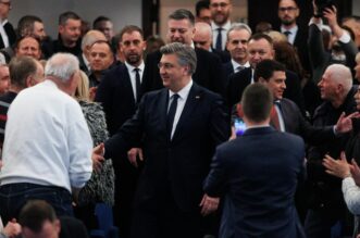 Andrej Plenković na 34. obljetnici osnutka HDZ-a u Rijeci Andrej Plenković na 34. obljetnici osnutka HDZ-a u Rijeci