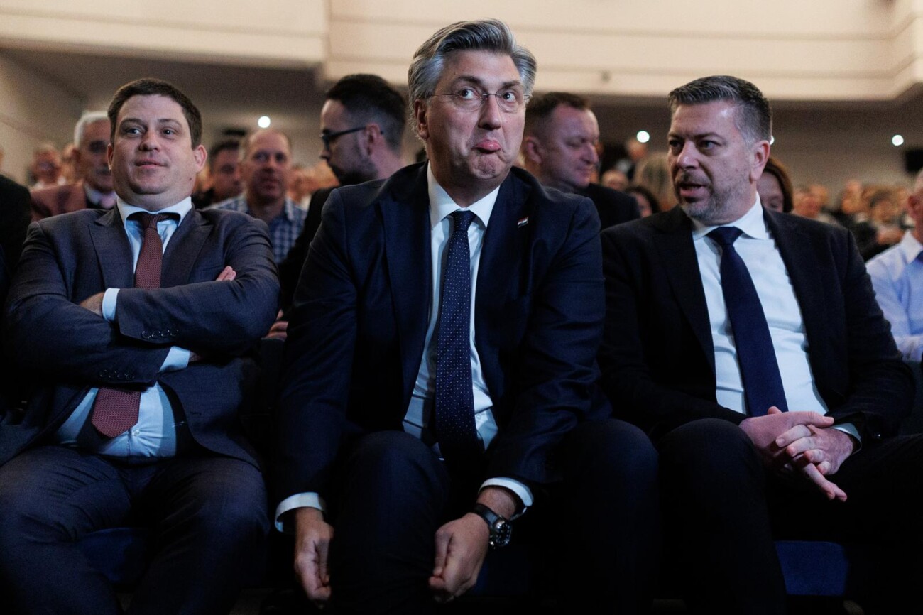 Andrej Plenković na 34. obljetnici osnutka HDZ-a u Rijeci Andrej Plenković na 34. obljetnici osnutka HDZ-a u Rijeci