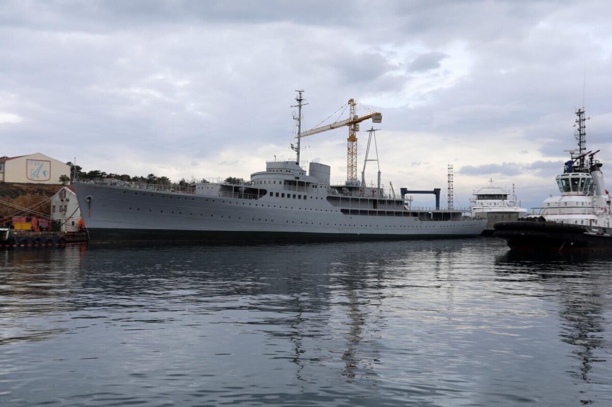 Kraljevica: Brod Galeb u brodogradilištu Dalmont