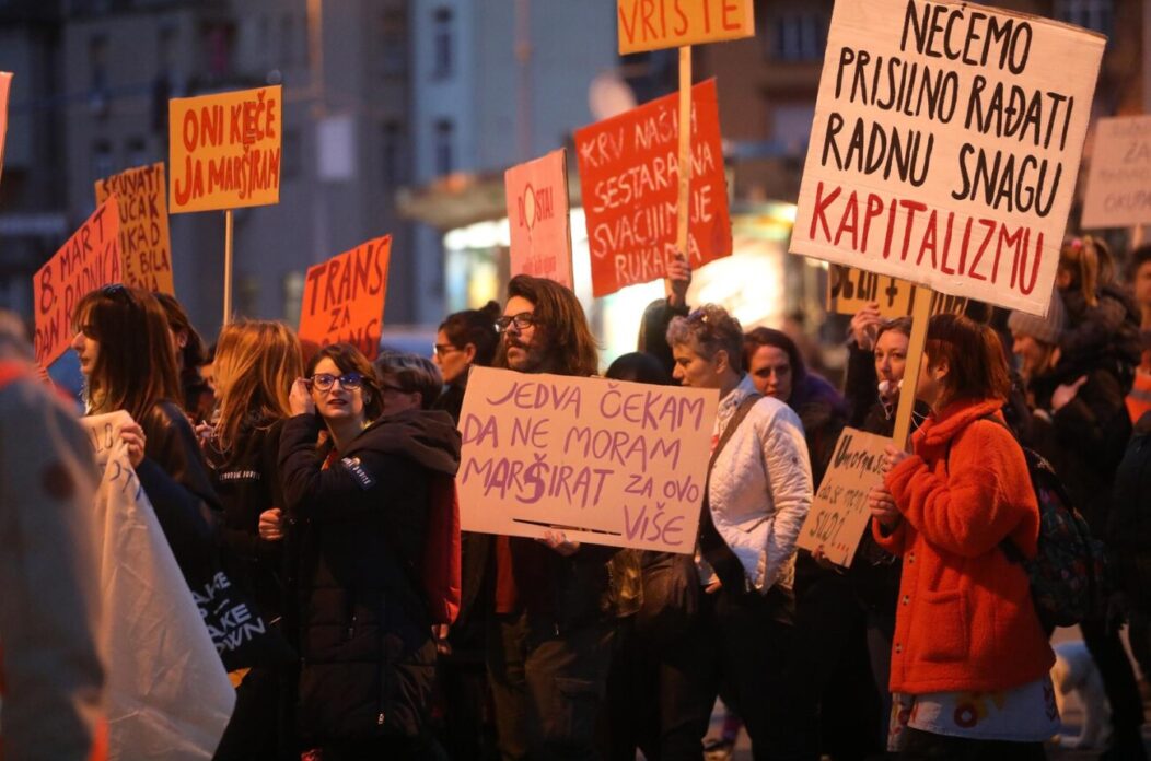 Rijeka: Povorka Prosvjedni marš za Osmi mart Rijeka: Povorka Prosvjedni marš za Osmi mart