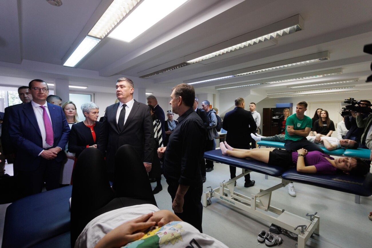 Predsjednik Republike Zoran Milanović posjetio je  Fakultet zdravstvenih studija Sveučilišta u Rijeci