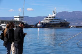 Rijeka: Mega jahta Al M irqab uplovila u rije?ku luku