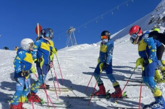 trening na glečeru