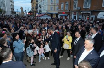 Rijeka: Premijer Plenković na predizbornom skupu HDZ-a i koalicijskih partnera