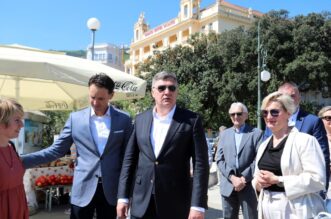 Opatija: Predsjednik Zoran Milanović u posjetu Opatiji