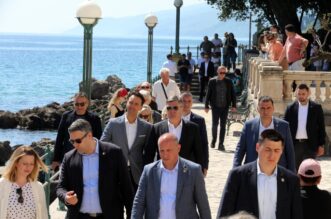 Opatija: Predsjednik Zoran Milanović u posjetu Opatiji