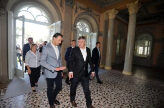 Opatija: Predsjednik Zoran Milanović u posjetu Opatiji