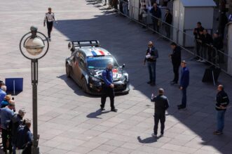 Rijeka: WRC automobili na Korzu izmedu 2 brzinca koja se voze na Platku