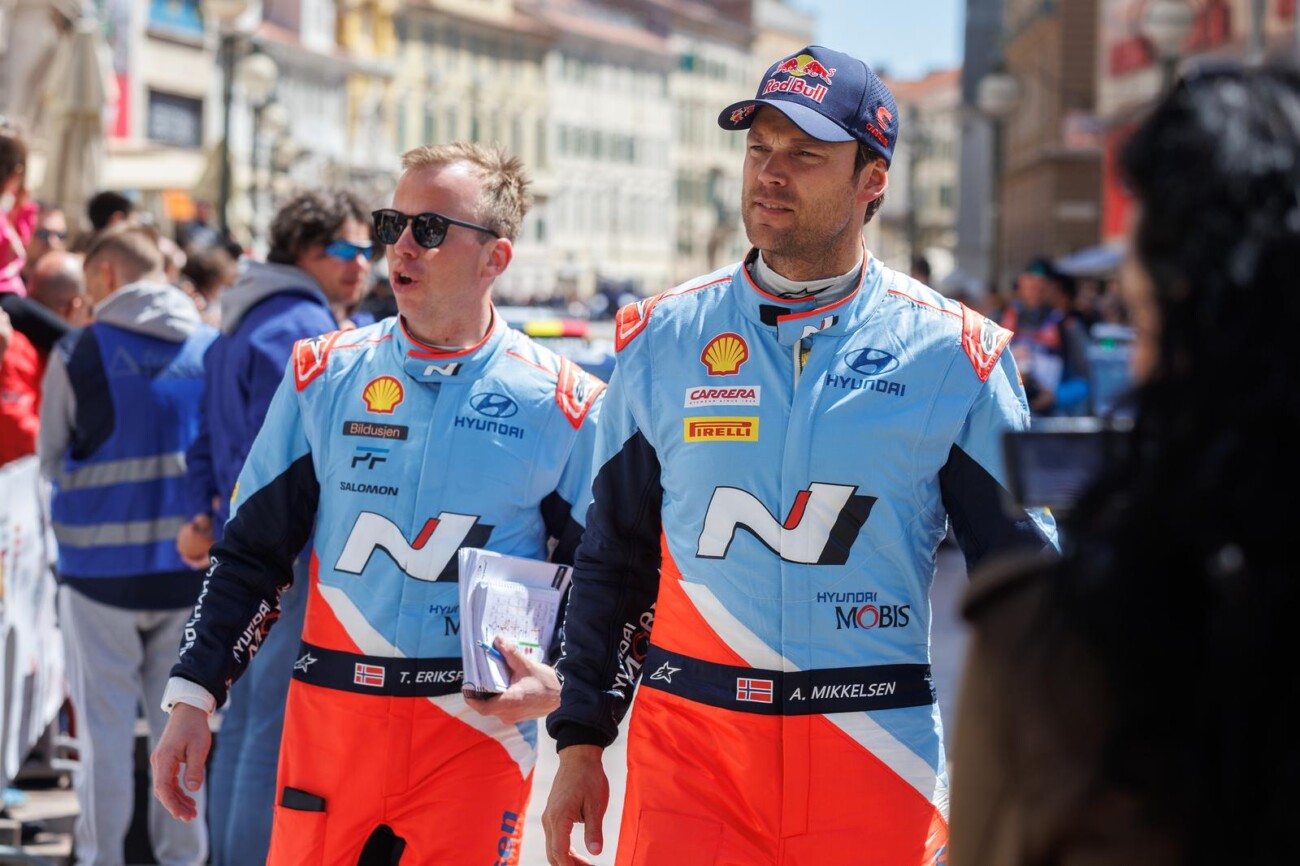 Rijeka: WRC automobili na Korzu izmedu 2 brzinca koja se voze na Platku Rijeka: WRC automobili na Korzu izmedu 2 brzinca koja se voze na Platku