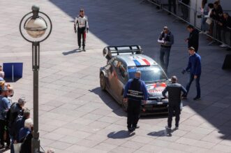 Rijeka: WRC automobili na Korzu izmedu 2 brzinca koja se voze na Platku