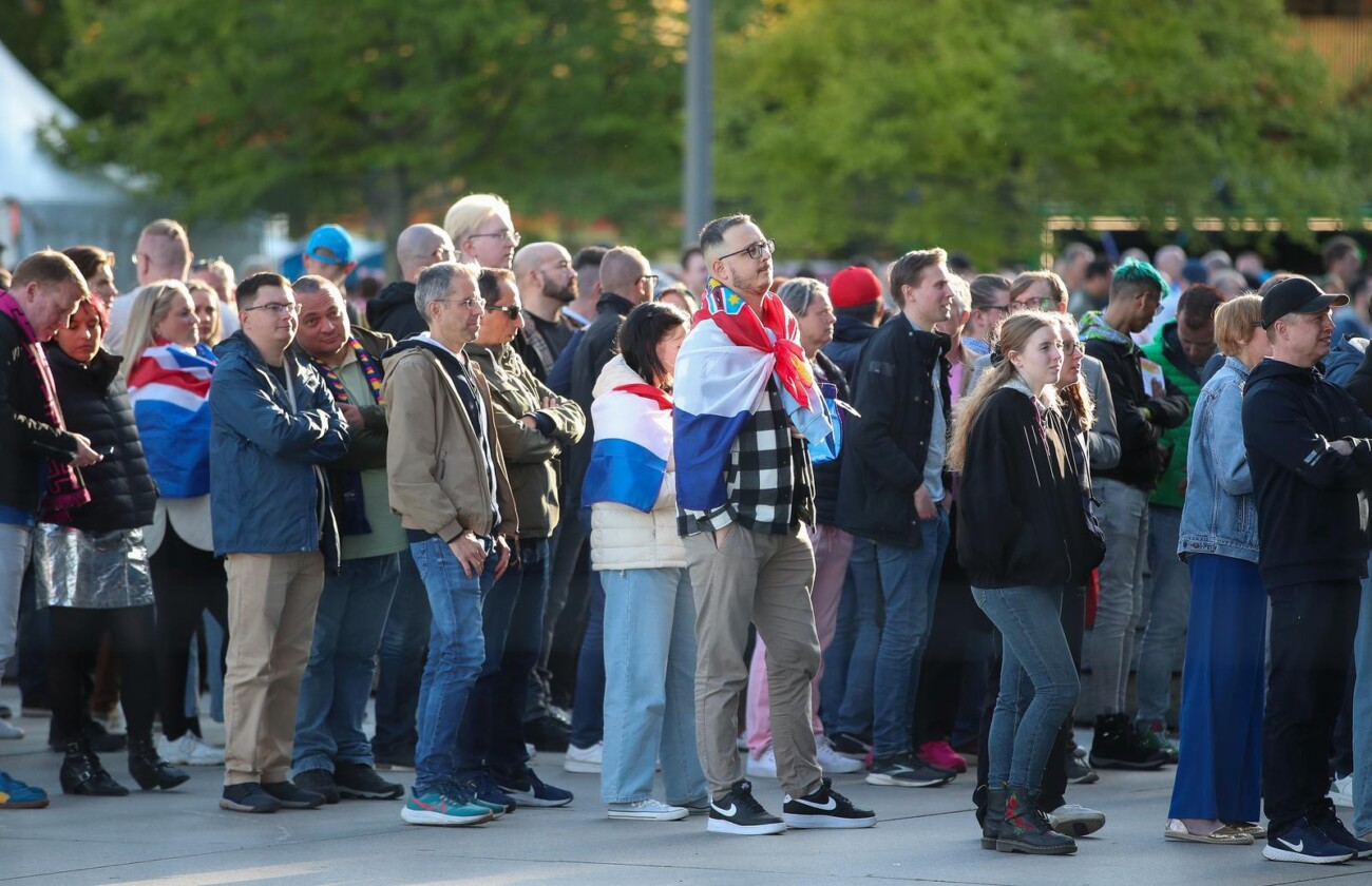 Malmo: Atmosfera ispred dvorane uoči prve polufinalne večeri Eurosonga