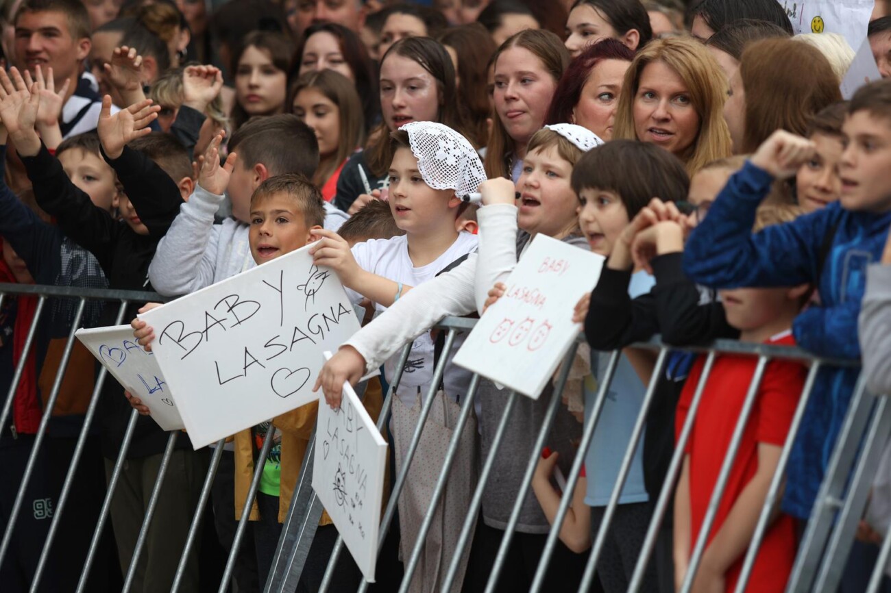 Doček Baby Lasagne u Umagu Doček Baby Lasagne u Umagu