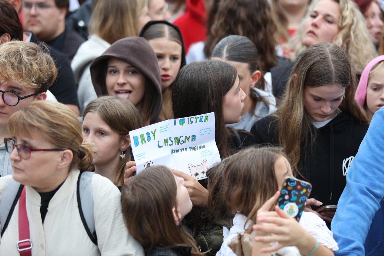 Doček Baby Lasagne u Umagu Doček Baby Lasagne u Umagu