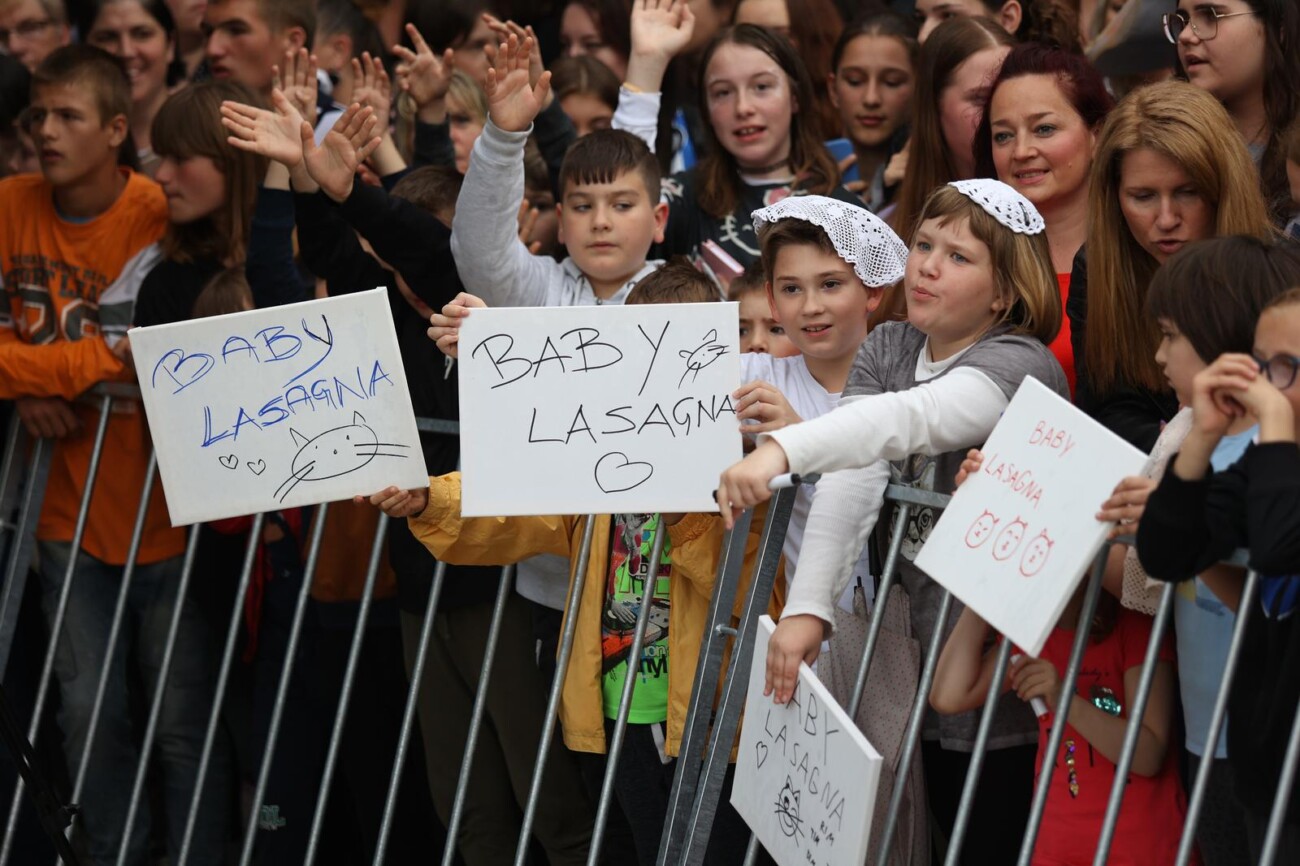 Doček Baby Lasagne u Umagu Doček Baby Lasagne u Umagu