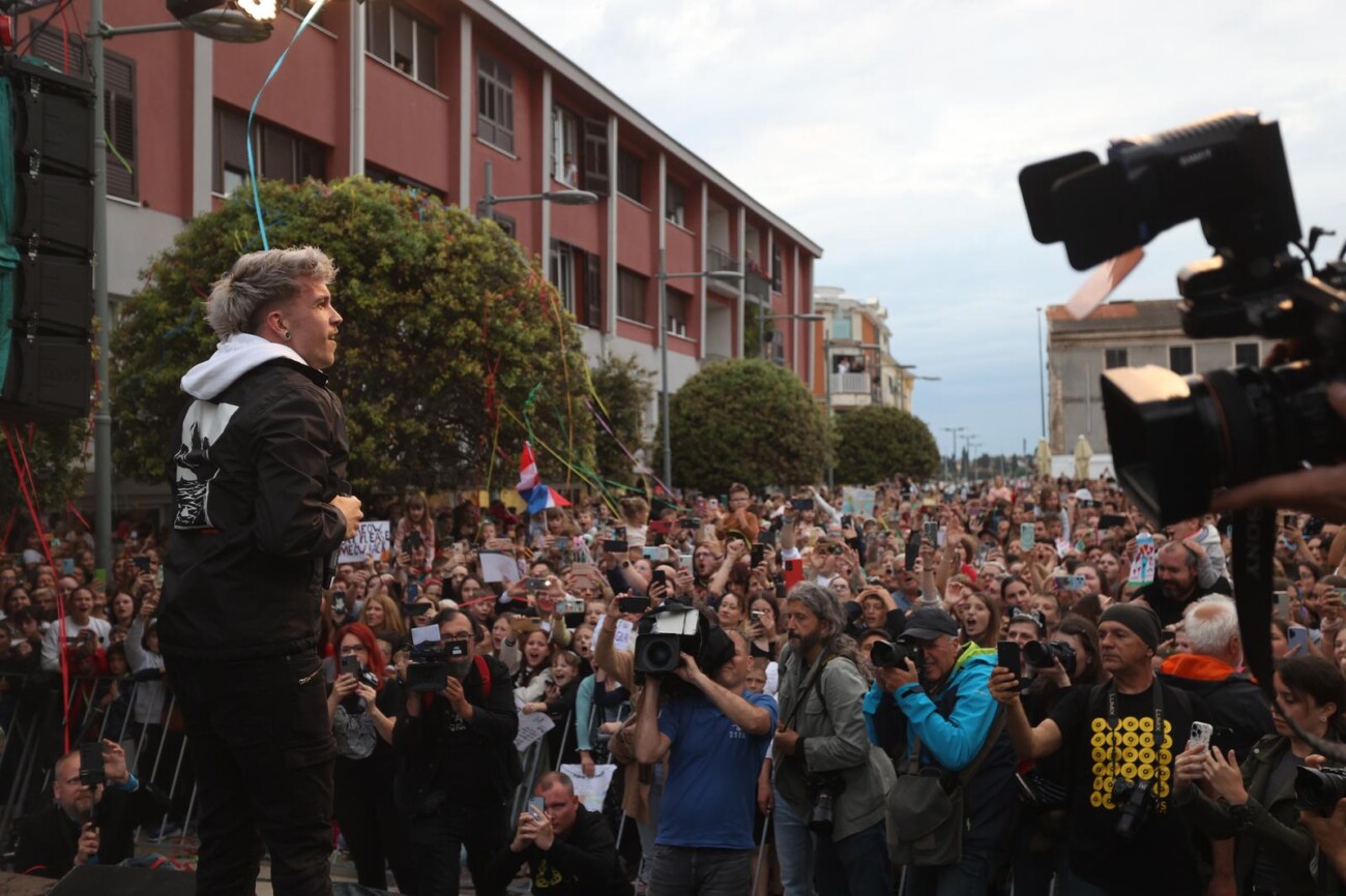 Doček Baby Lasagne u Umagu Doček Baby Lasagne u Umagu