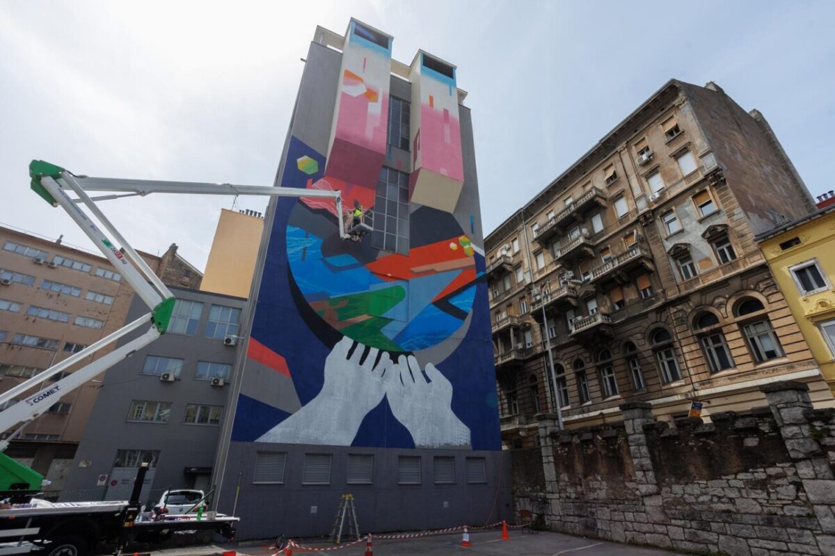 Rijeka: Mural umjetnika Yusei Sagawe kao trajni podsjetnik na prijateljstvo grada Rijeke i Kawasakija