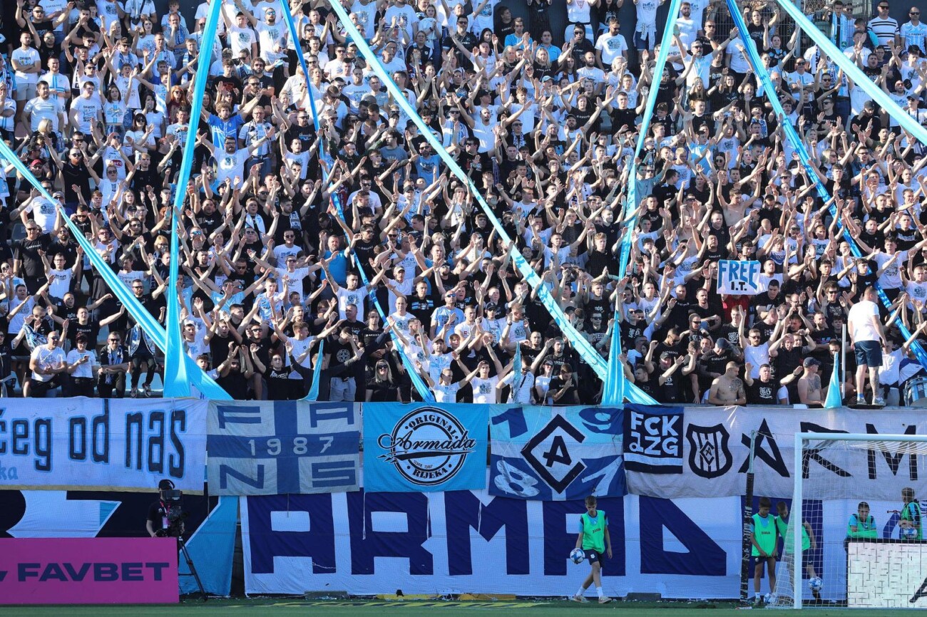 Rijeka: Susret Rijeke i Dinama u drugoj utakmici finala SuperSport Hrvatskog nogometnog kupa Rijeka: Susret Rijeke i Dinama u drugoj utakmici finala SuperSport Hrvatskog nogometnog kupa