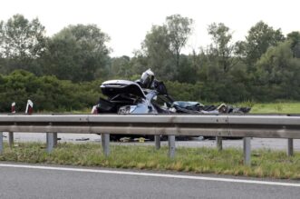 Dvije osobe smrtno stradale u prometnoj nesreći na autocesi A3 između čvora Okućani i Novska