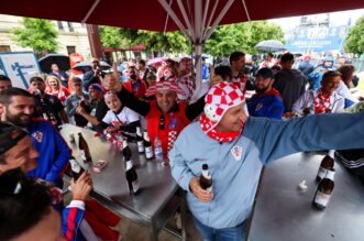 Berlin: Počelo navijačko ludilo pored Fan zone blizu Brandenburških vrata