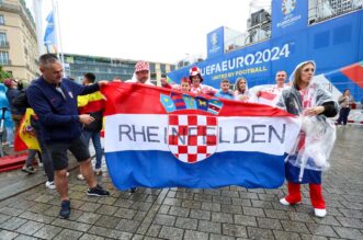 Berlin: Počelo navijačko ludilo pored Fan zone blizu Brandenburških vrata