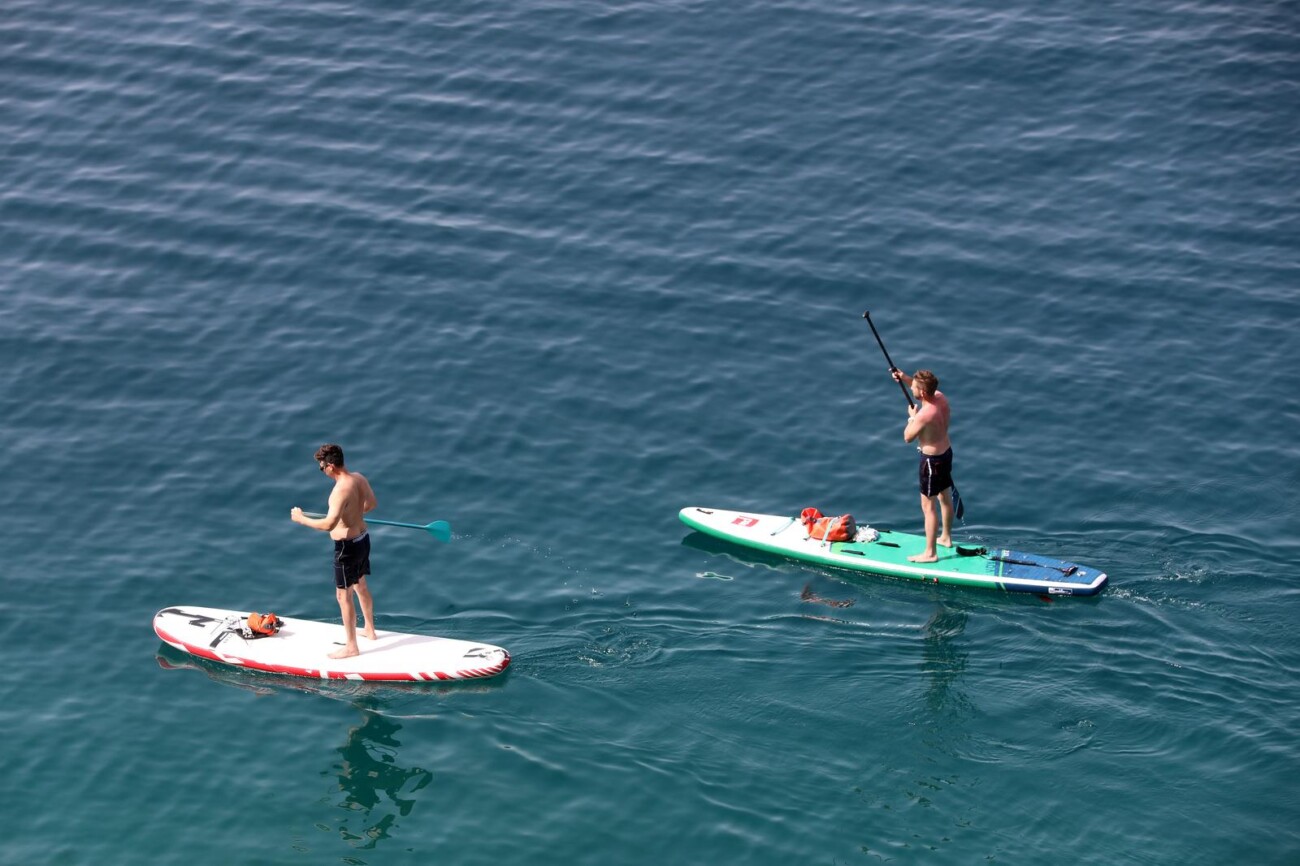Rijeka: Kupači na gradskoj plaži Sablićevo Rijeka: Kupači na gradskoj plaži Sablićevo