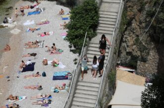 Rijeka: Kupa?i na gradskoj plai Sabli?evo