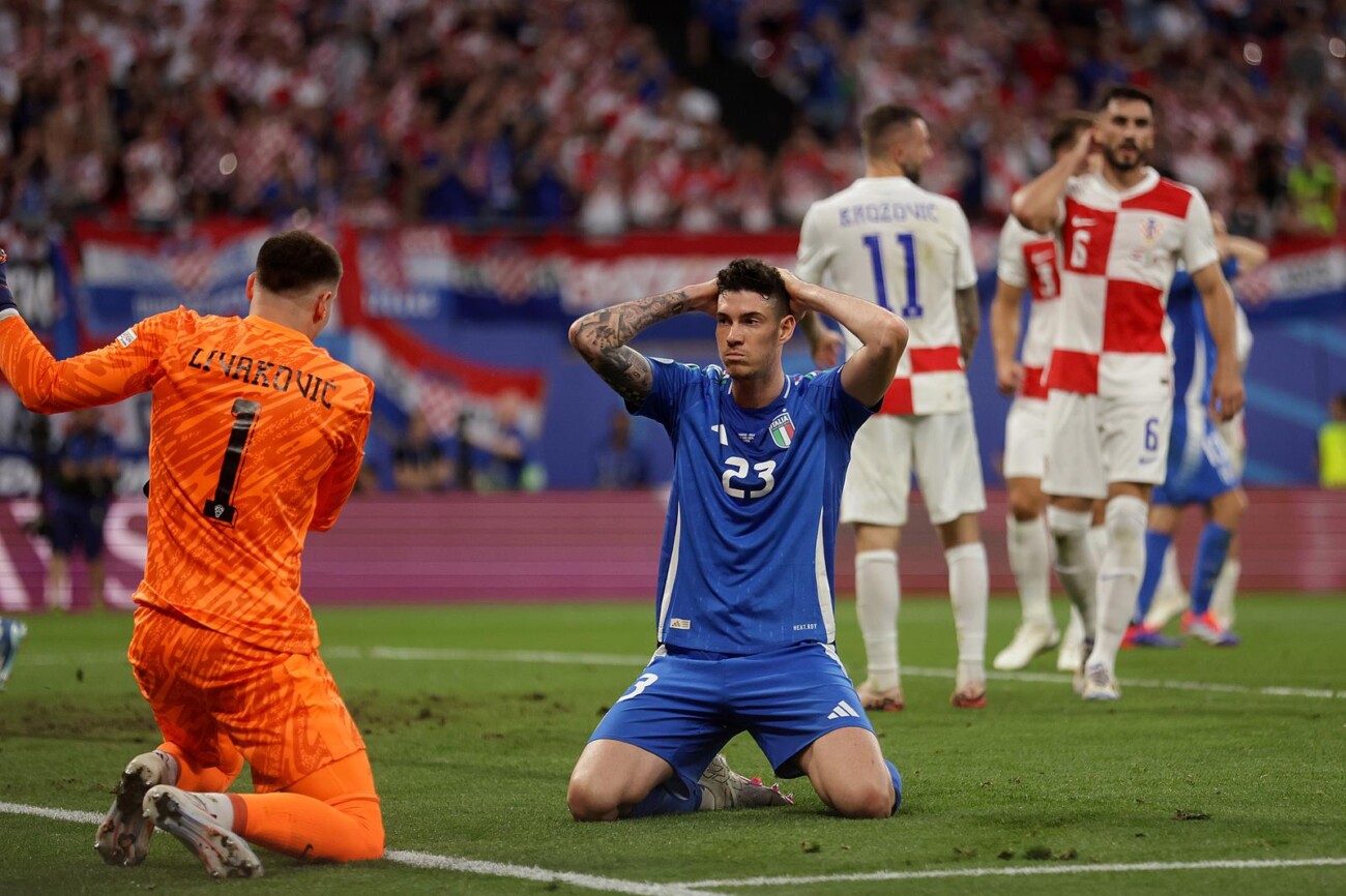 Leipzig: Susret Hrvatske i Italije u 3. kolu skupine B na Europskom prvenstvu Leipzig: Susret Hrvatske i Italije u 3. kolu skupine B na Europskom prvenstvu