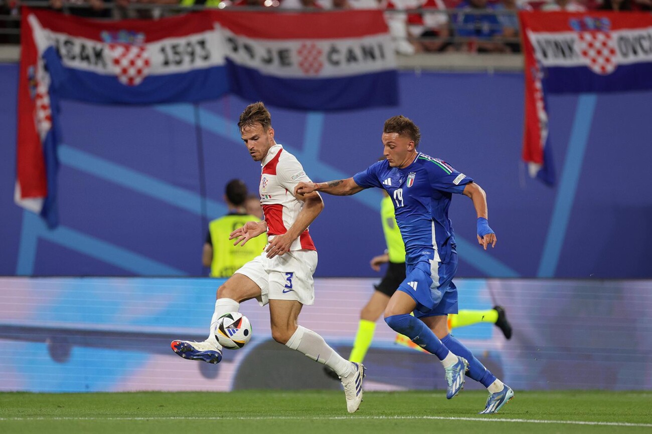 Leipzig: Susret Hrvatske i Italije u 3. kolu skupine B na Europskom prvenstvu Leipzig: Susret Hrvatske i Italije u 3. kolu skupine B na Europskom prvenstvu