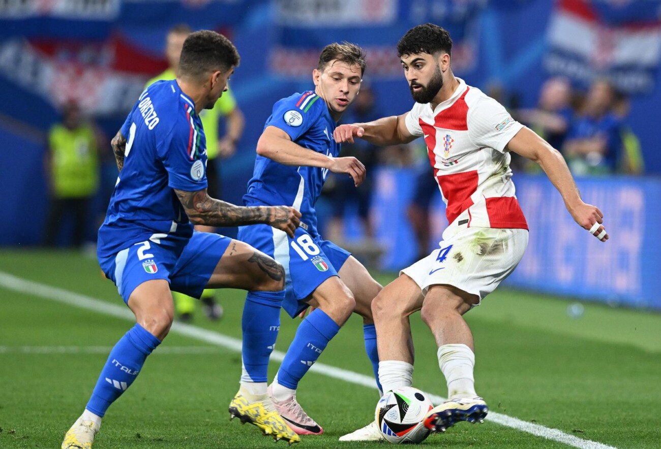 Leipzig: Susret Hrvatske i Italije u 3. kolu skupine B na Europskom prvenstvu Leipzig: Susret Hrvatske i Italije u 3. kolu skupine B na Europskom prvenstvu