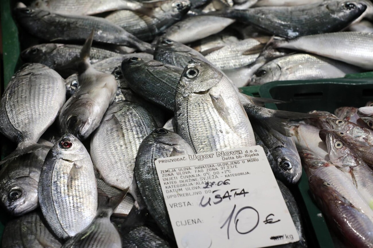 Rijeka: Bogata ponuda ribe na rije?koj ribarnici