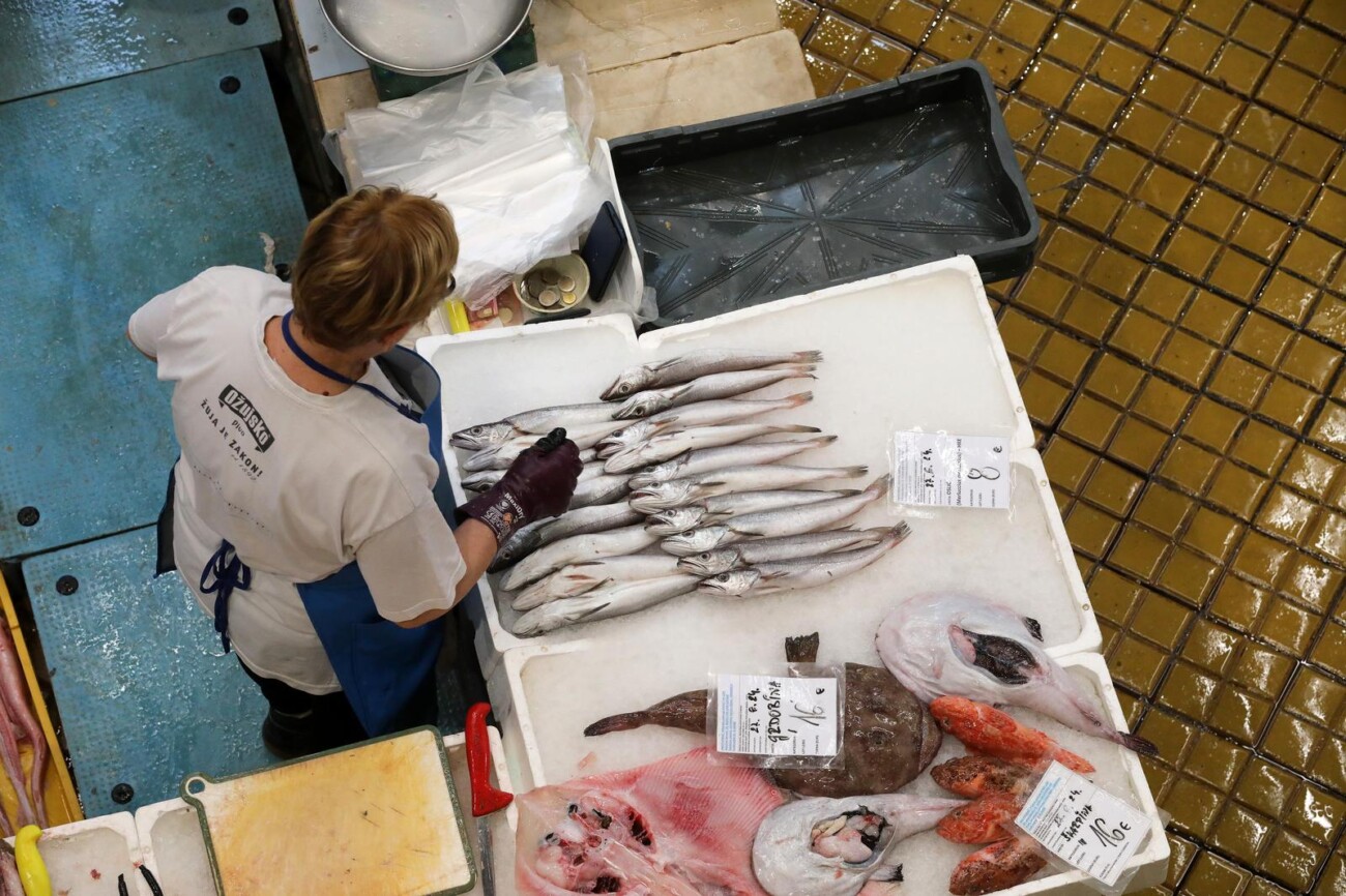 Rijeka: Bogata ponuda ribe na rije?koj ribarnici