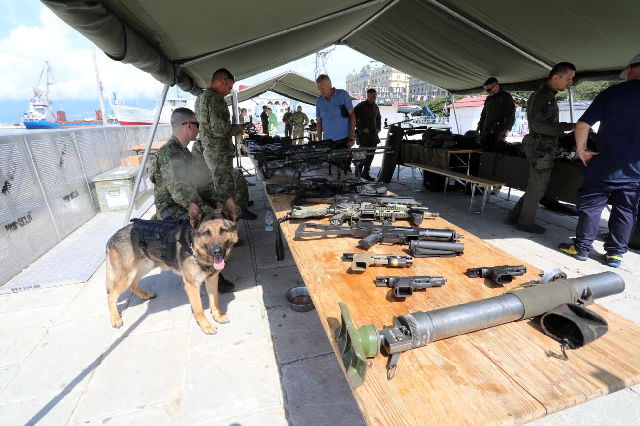 Rijeka: Pripadnici MORH-a na Gatu Karoline riječke Rijeka: Pripadnici MORH-a na Gatu Karoline riječke