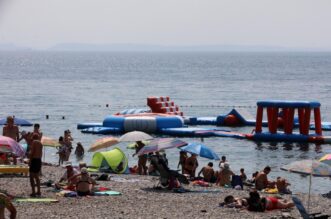 Rijeka: Mravinjak na plai pod stadionom na Kantridi