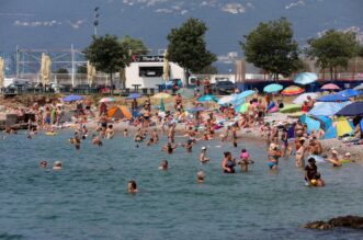 Rijeka: Mravinjak na plai pod stadionom na Kantridi