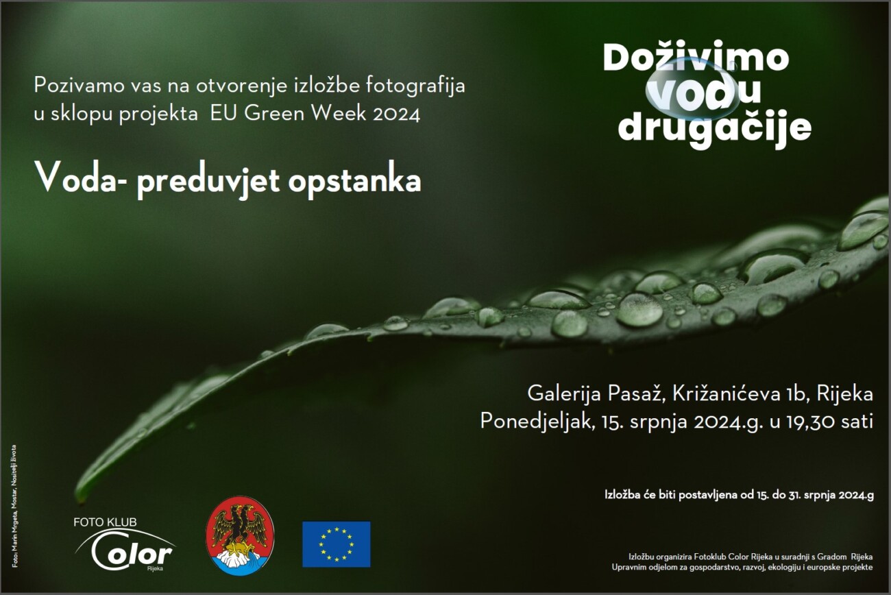 Voda – preduvjet opstanka -Pozivnica Galerija Pasaz Voda – preduvjet opstanka -Pozivnica Galerija Pasaz
