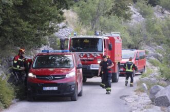 Makarska: Vatrogasci na zgarištu u parku prirode Biokovo