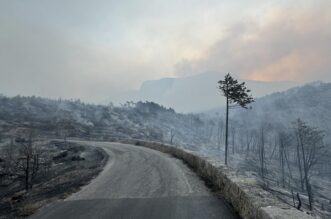 Makarska: Opožareno područje Parka prirode Biokovo