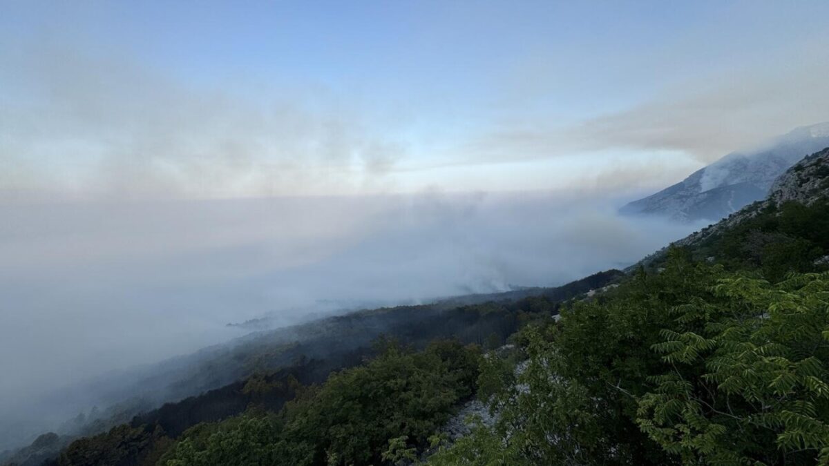 Makarska: Opožareno područje Parka prirode Biokovo