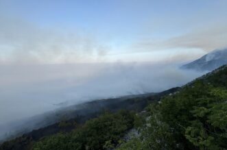 Makarska: Opožareno područje Parka prirode Biokovo