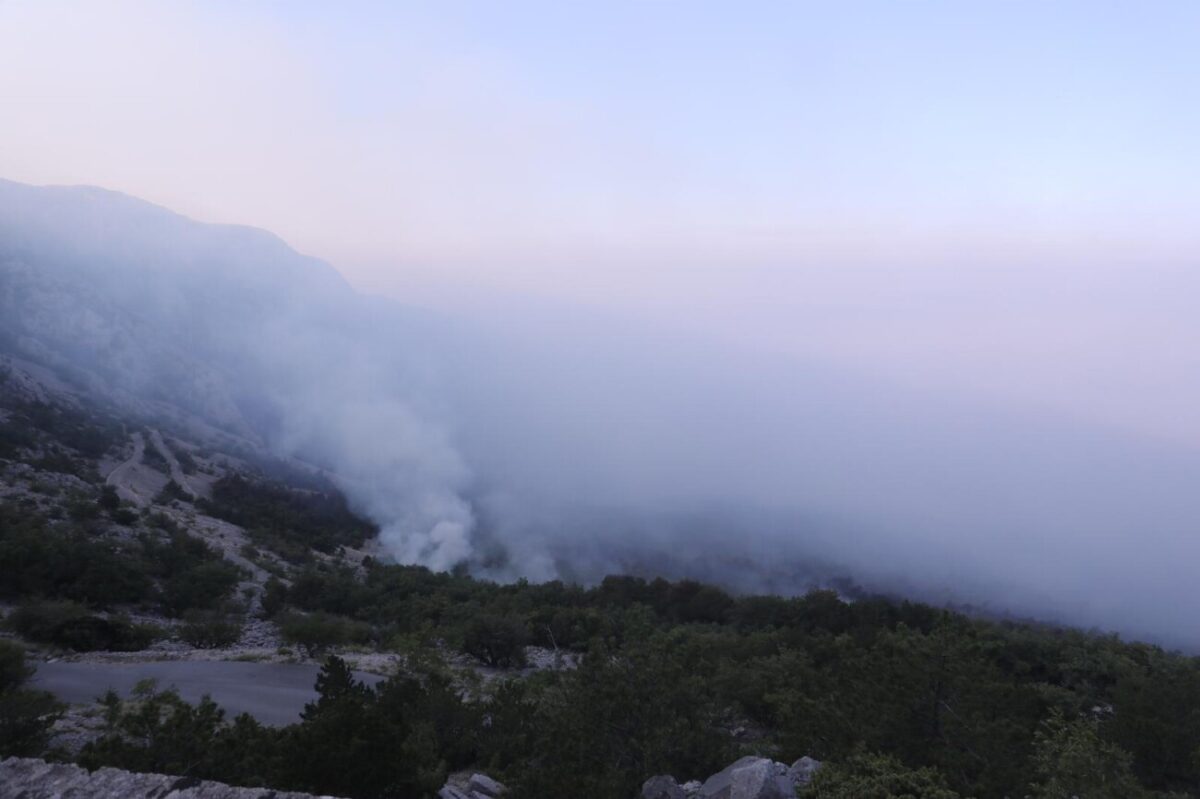 Makarska: Opožareno područje Parka prirode Biokovo