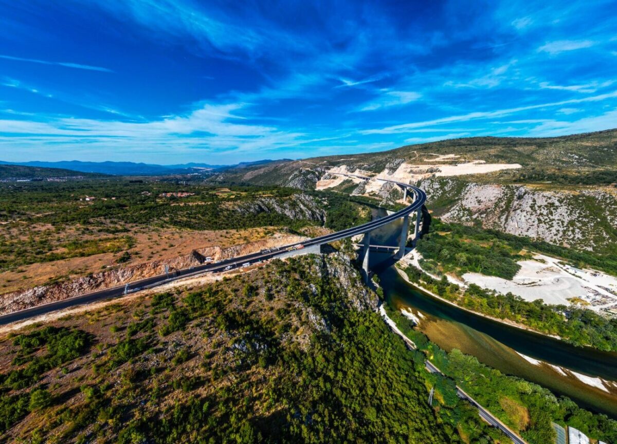 Čapljina: Kamioni testirali most “Hercegovina” na dionici Počitelj – Zvirovići