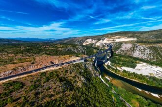 Čapljina: Kamioni testirali most “Hercegovina” na dionici Počitelj – Zvirovići