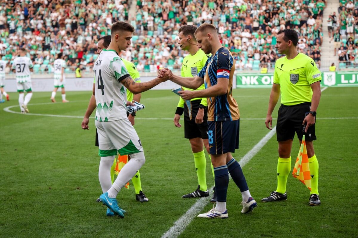 Ljubljana: Uzvratni susret doigravanja za Konferencijsku ligu, NK Olimpija - HNK Rijeka