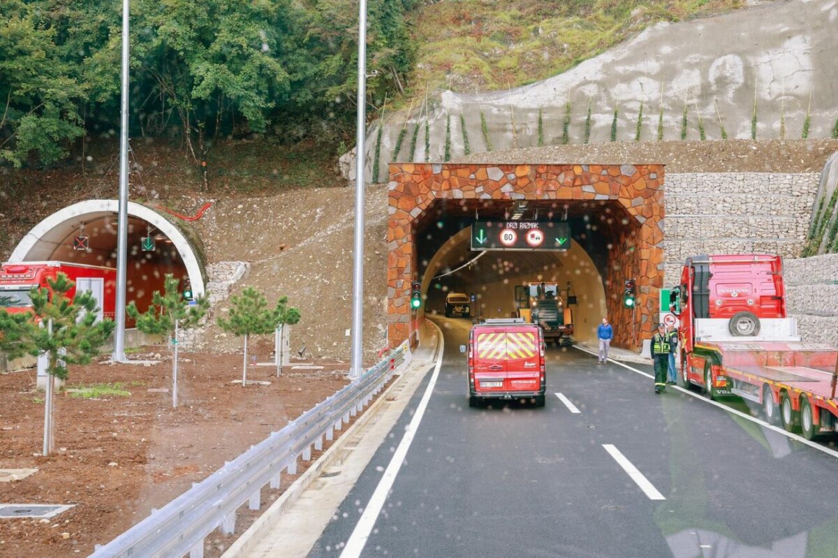 Obilazak dovršene nove cijevi Tunela Učka koja se danas pušta u promet