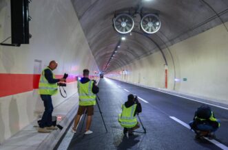 Obilazak dovršene nove cijevi Tunela Učka koja se danas pušta u promet